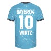 Camiseta de fútbol Bayer 04 Leverkusen Florian Wirtz 10 Tercera Equipación 23-24 - Hombre